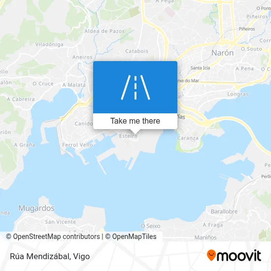 Rúa Mendizábal map