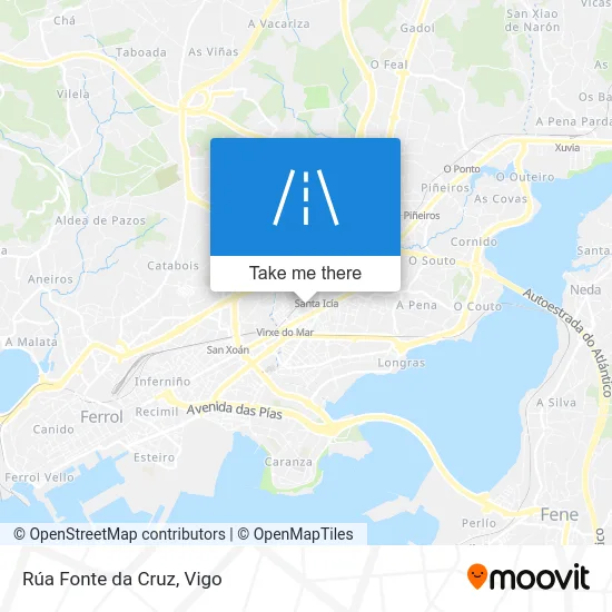 Rúa Fonte da Cruz map