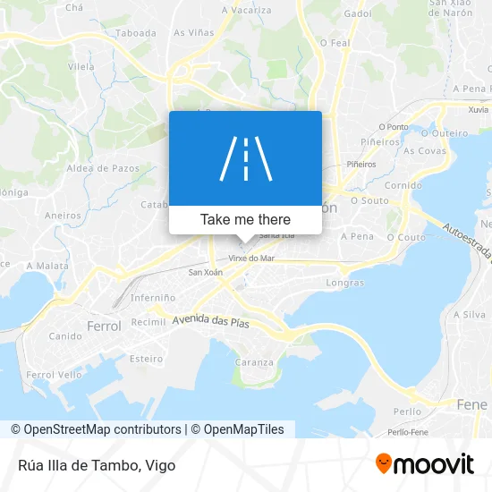 Rúa Illa de Tambo map