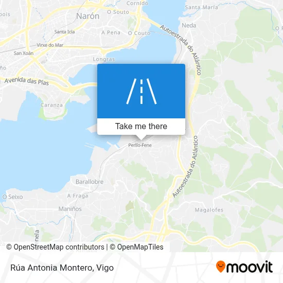 Rúa Antonia Montero map