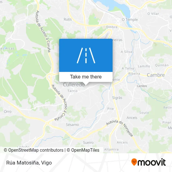 Rúa Matosiña map