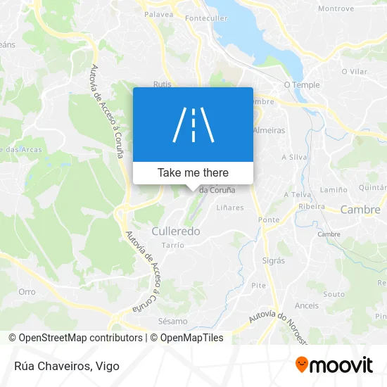 Rúa Chaveiros map