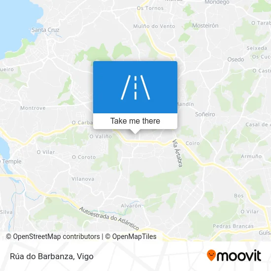 Rúa do Barbanza map