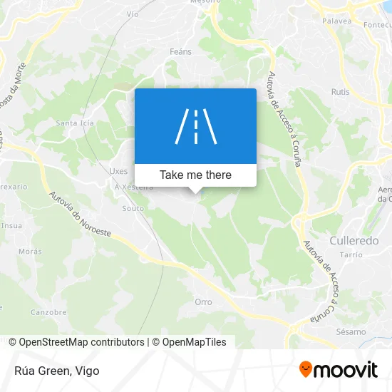 Rúa Green map