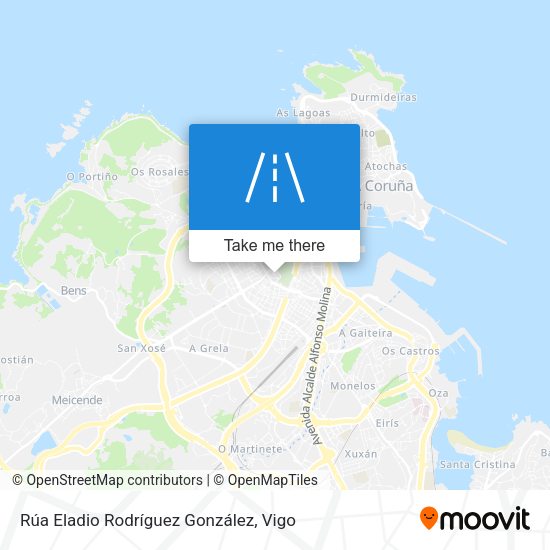 Rúa Eladio Rodríguez González map