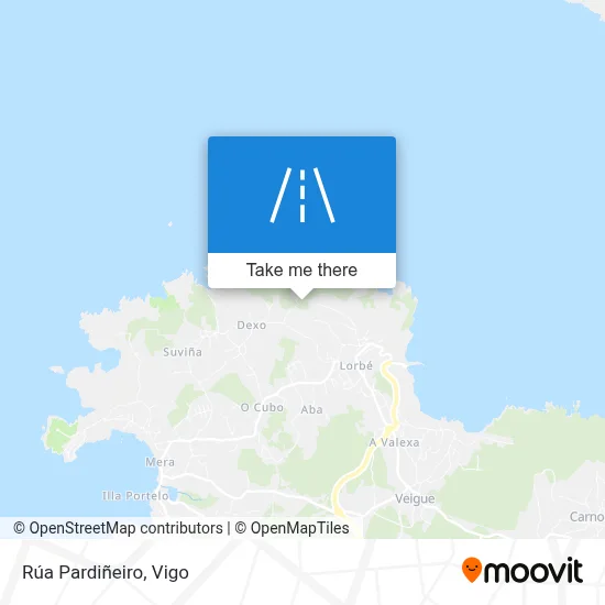 Rúa Pardiñeiro map