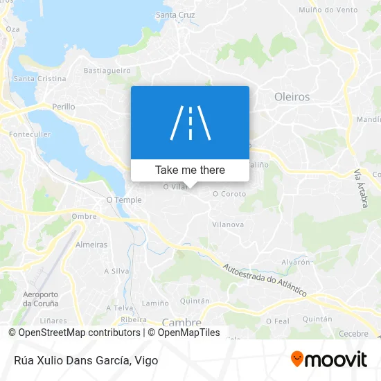 Rúa Xulio Dans García map