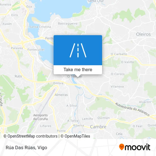 Rúa Das Rúas map