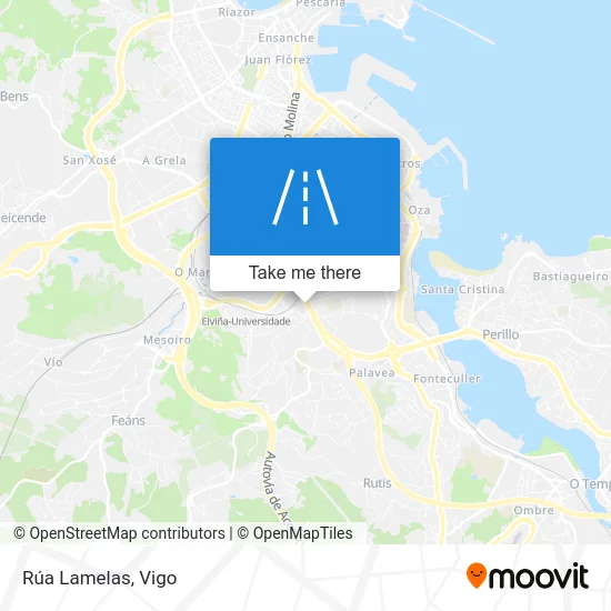 Rúa Lamelas map