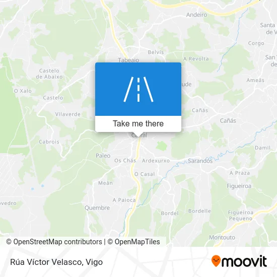 Rúa Víctor Velasco map