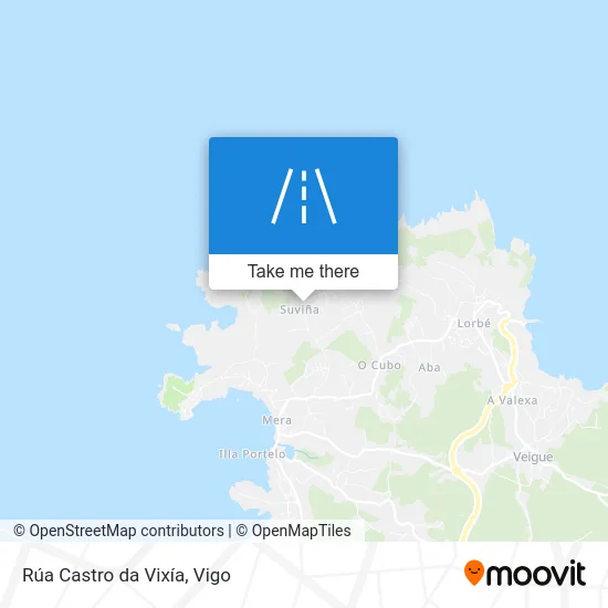 Rúa Castro da Vixía map