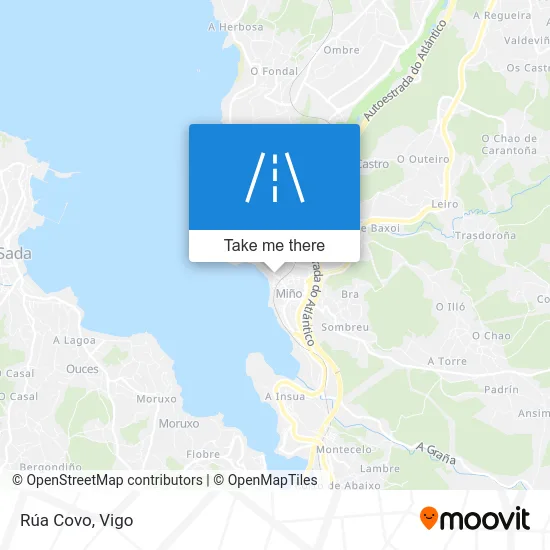 Rúa Covo map