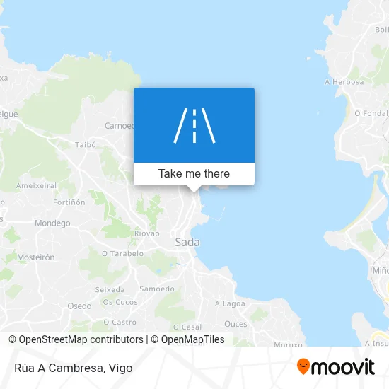 Rúa A Cambresa map