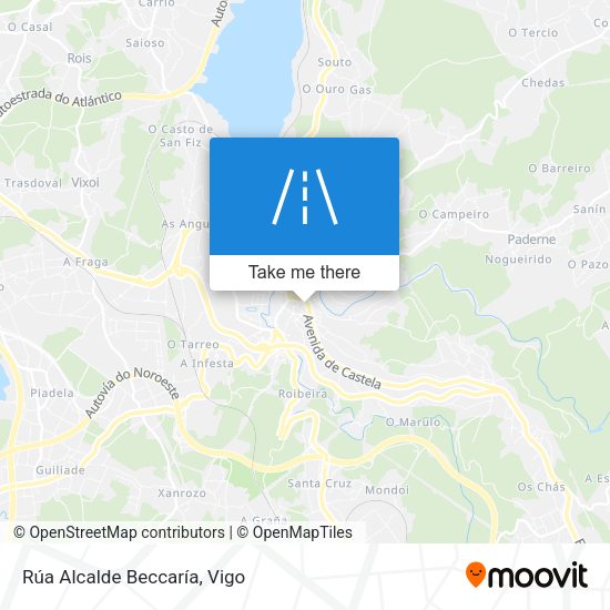 Rúa Alcalde Beccaría map