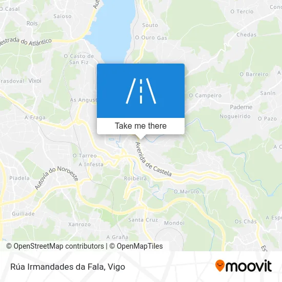 Rúa Irmandades da Fala map