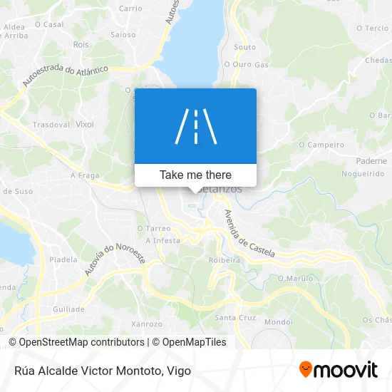 Rúa Alcalde Victor Montoto map