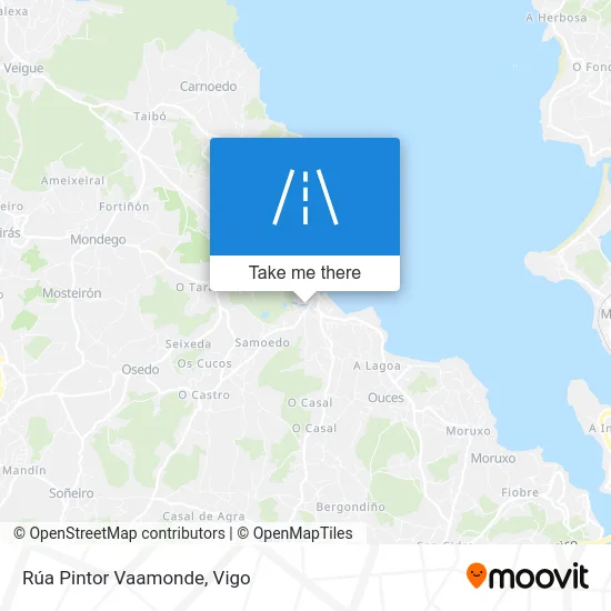 Rúa Pintor Vaamonde map