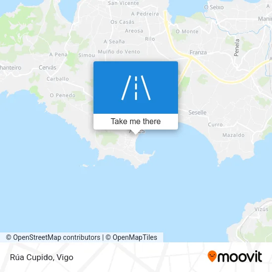 Rúa Cupido map
