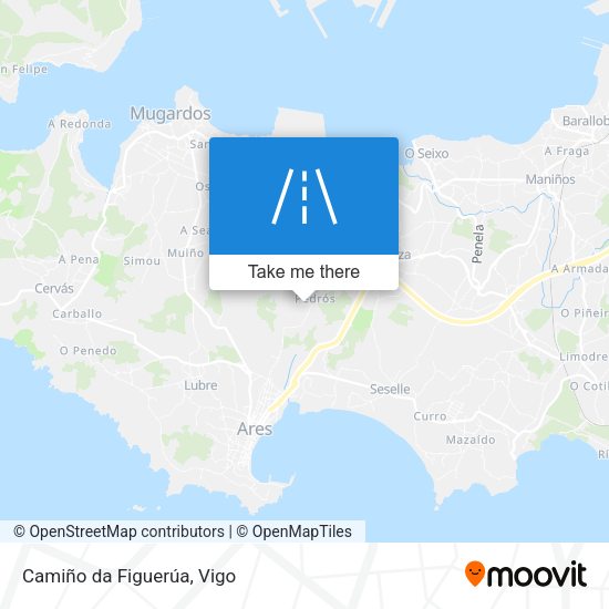 Camiño da Figuerúa map