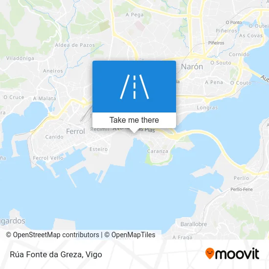Rúa Fonte da Greza map