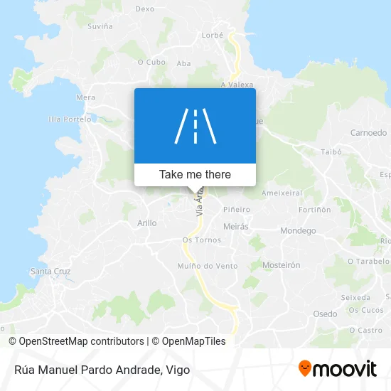 Rúa Manuel Pardo Andrade map