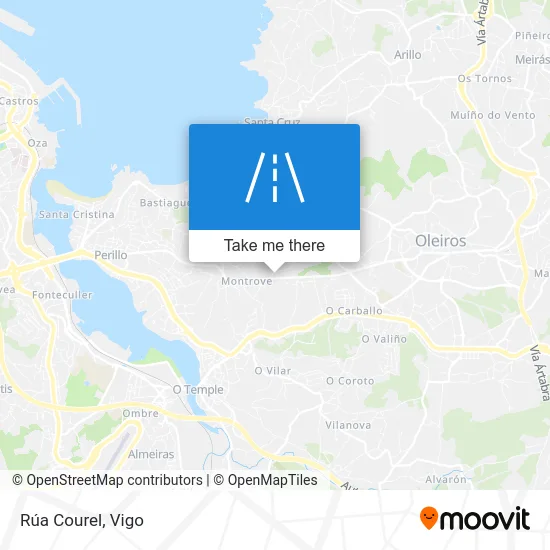 Rúa Courel map