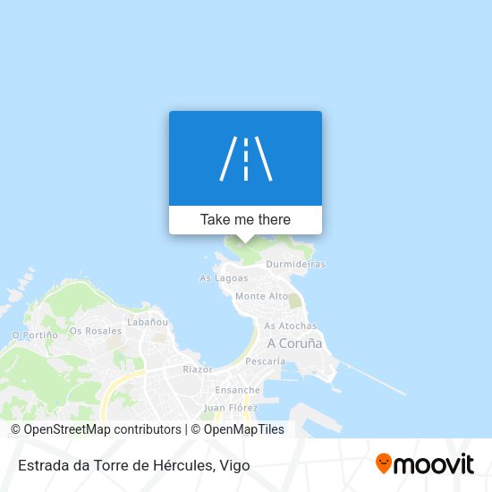 Estrada da Torre de Hércules map