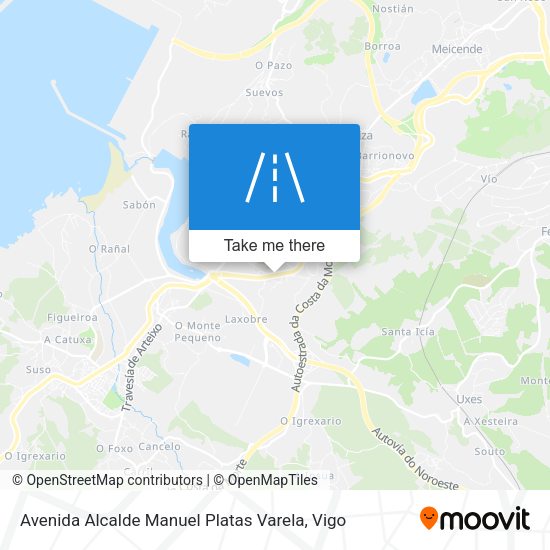 Avenida Alcalde Manuel Platas Varela map