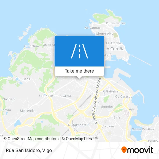Rúa San Isidoro map