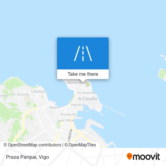 Praza Parque map