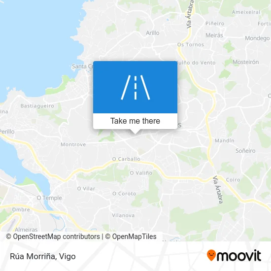 Rúa Morriña map