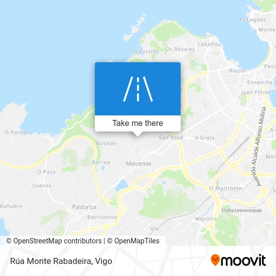 Rúa Monte Rabadeira map