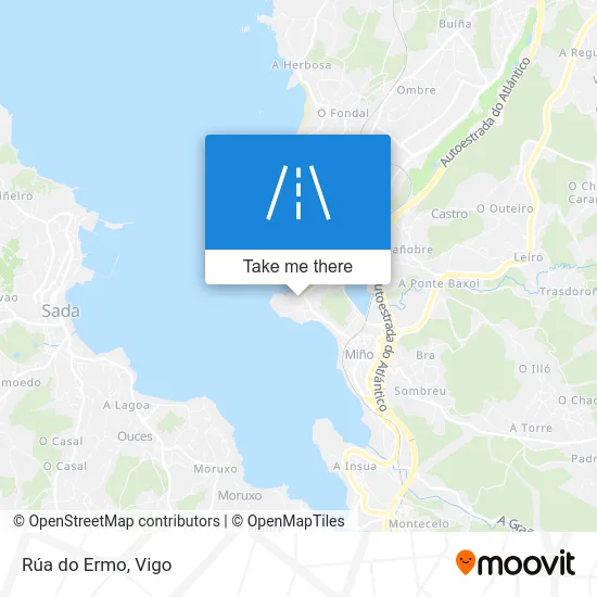 Rúa do Ermo map