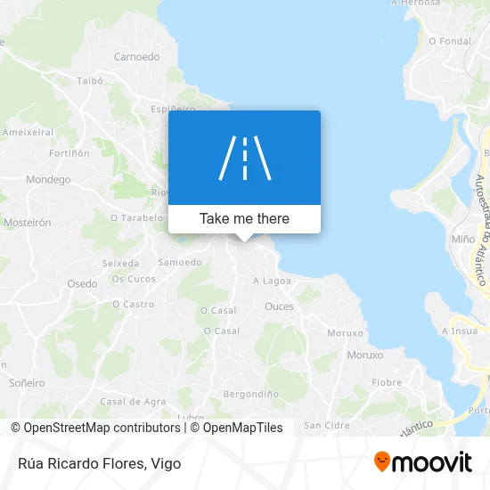 Rúa Ricardo Flores map