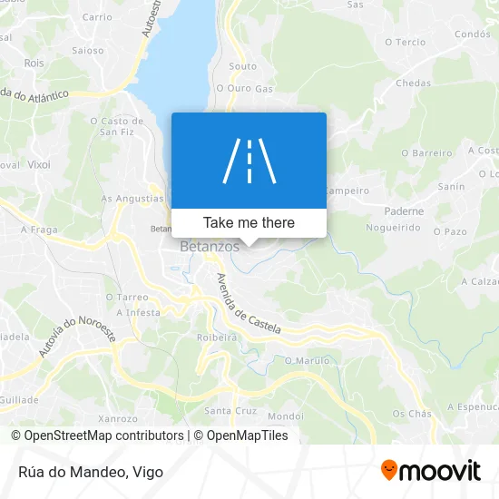 Rúa do Mandeo map