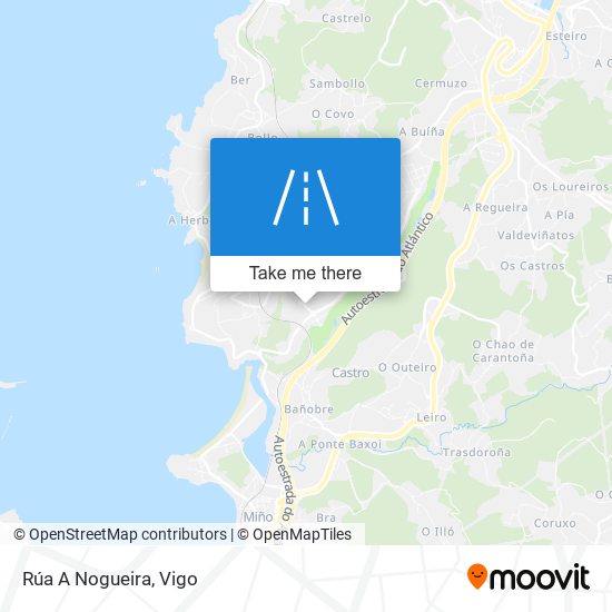 Rúa A Nogueira map