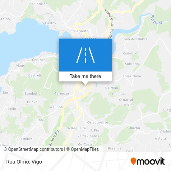 Rúa Olmo map