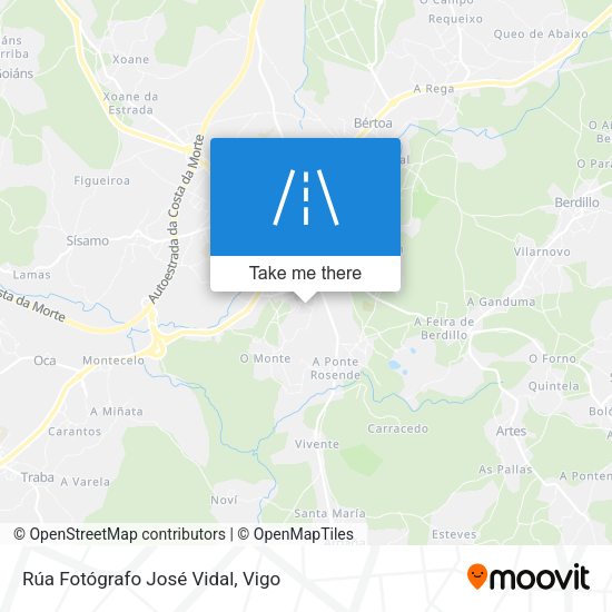 Rúa Fotógrafo José Vidal map