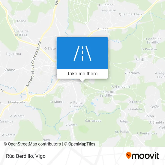 Rúa Berdillo map