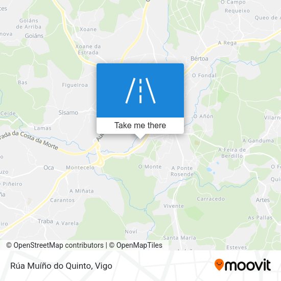 Rúa Muíño do Quinto map