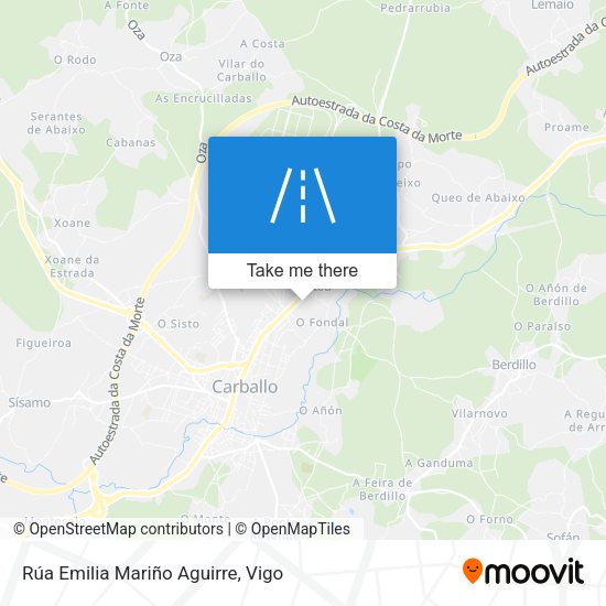 Rúa Emilia Mariño Aguirre map