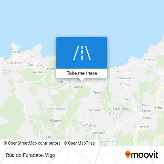 Rúa do Furadete map