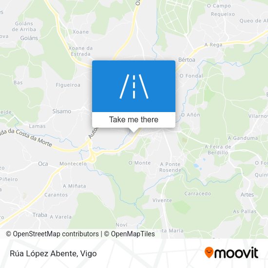 Rúa López Abente map