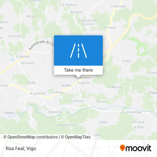 Rúa Feal map