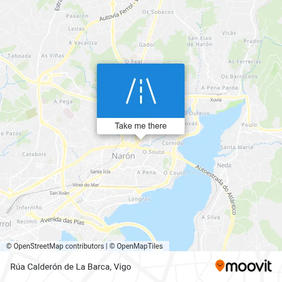 Rúa Calderón de La Barca map