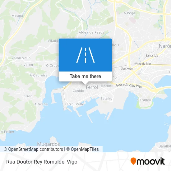 Rúa Doutor Rey Romalde map