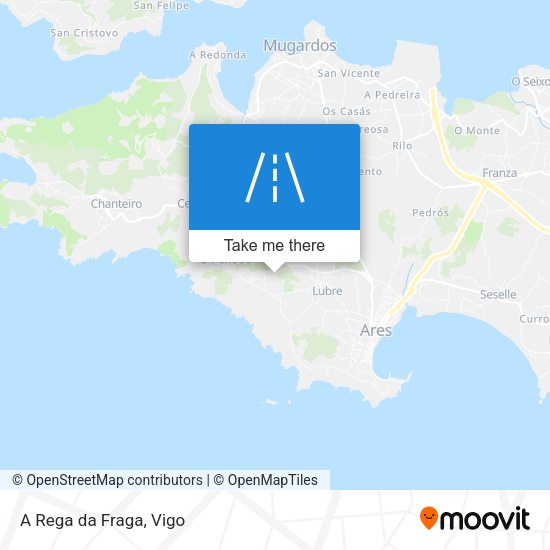 A Rega da Fraga map