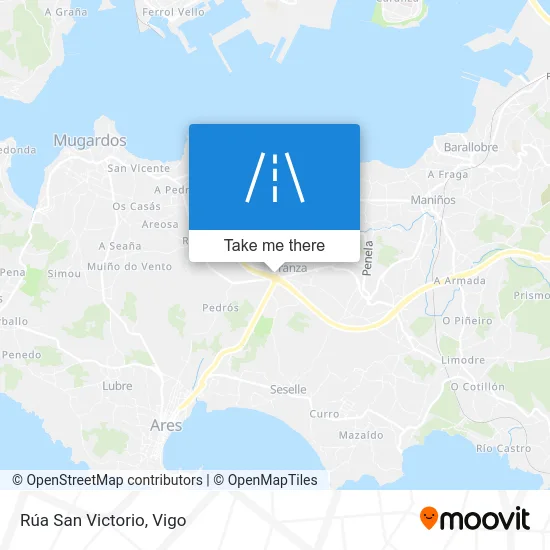 Rúa San Victorio map