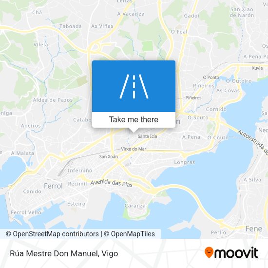 Rúa Mestre Don Manuel map