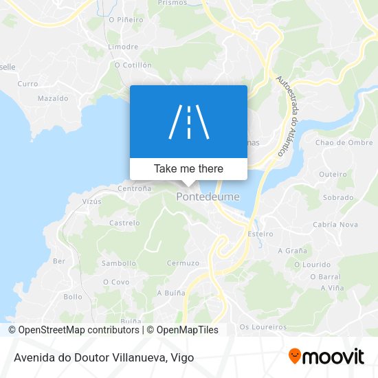 Avenida do Doutor Villanueva map